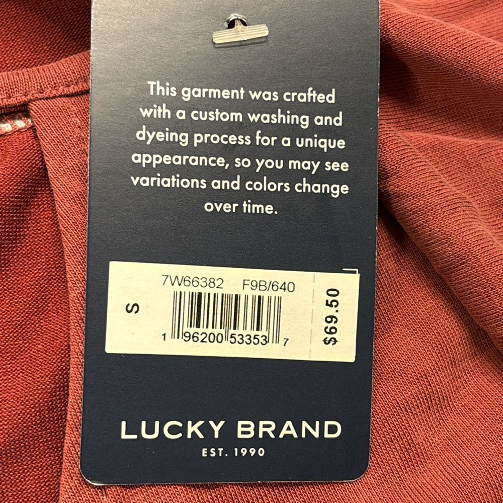 NWT Lucky Brand Faux Wrap Blouse - Picture 6 of 7